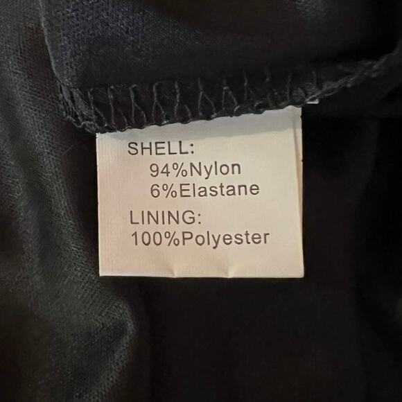 Black gothic Sz S formal dress Prom wedding graduation Lace over poly satin. - Picture 9 of 9